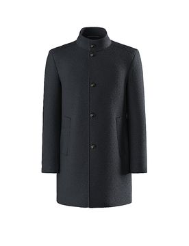 Joop Abrigo de lana MARON azul oscuro 52