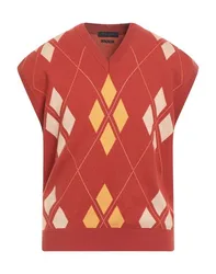 Pullover Hombre Ladrillo L Hombre