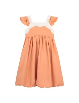 Chloé Silk Mini Dress with Straps for Girls