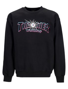Felpa Girocollo Uomo Nova Crewneck X Aws Black