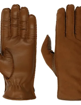 Nebraska Leather Gloves by - brown - Damen - Size: 6 1/2 HS - roeckl - FashionsVida