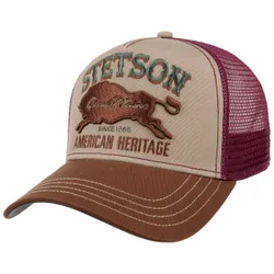 The Plains Trucker Cap by - bordeaux - Female - Size: One Size