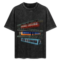 Schwebebahn 3 types T-Shirt Ultra Soft Breathable Tee Top