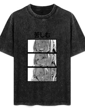 SHIRO DEADMAN WONDERLAND SAD T-Shirt Vintage Print Crew Neck Tee - Aliexpress - FashionsVida