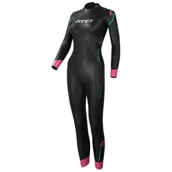 Agile Woman Long Sleeve Neoprene Wetsuit Black / Pink / Turquoise S Women