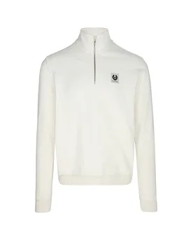 Belstaff Troyer Sweater crema XL - Belstaff - FashionsVida