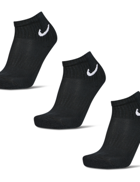 Ankle 3 Pack Small Unisex Socken - Schwarz - Größe 34-38 Black 34-38