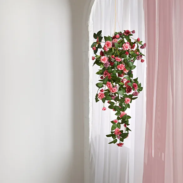 Künstliches Hängebouquet Nelken 80 cm - Eldo - FashionsVida