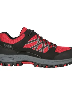 Mens Sandstone Safety Trainers (Red/black) - Size Uk 8 - Regatta - FashionsVida