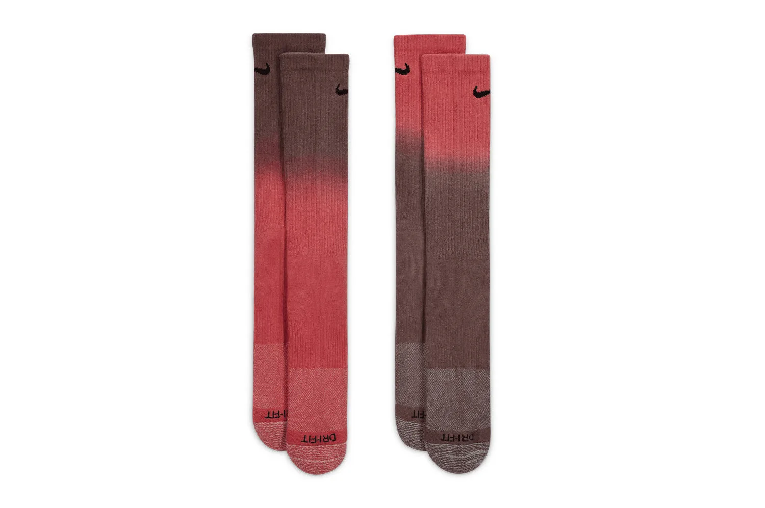 Everyday Plus Cushioned Crew Socks (2 Paar) - Socken - rot - Unisex - Size: L - Nike - FashionsVida