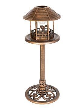 Solar-XL-Vogelhaus „Futterplatz“ gold