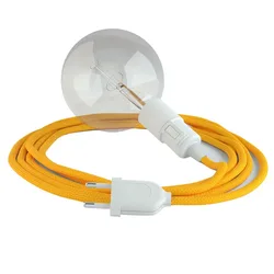 Cables Suspension Luminaire Rm10 3 M Yellow / White One Size