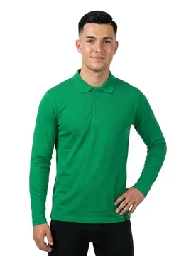 Polo à Manches Longues Crossover 20483 Grass Green M