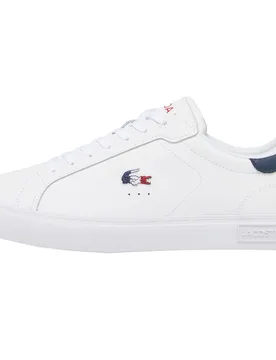 Powercourt White / Navy 45 Herren - Lacoste - FashionsVida