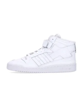 Scarpa Basket Uomo Forum Mid Cloud White/cloud White/cloud White - Adidas - FashionsVida