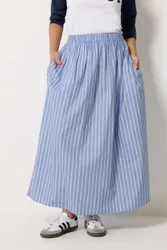 Women's Petite Stripe Maxi Skirt in Blue Size: 14 - Blue - Size: 14