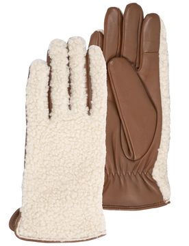 Gants tactiles Cuir Chaud Sherpa/Cognac cognac 7.5