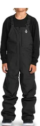 Wasserfeste und isolierende Snowboard Latzhose Barkley Insulated Bib Overall Black Kindergröße S schwarz