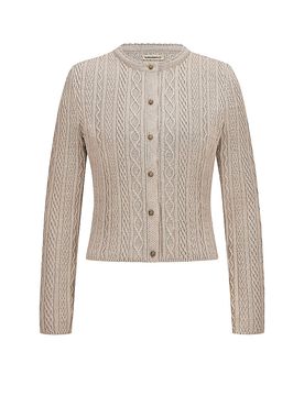 Trachten Strickjacke SOPHIA creme L damen