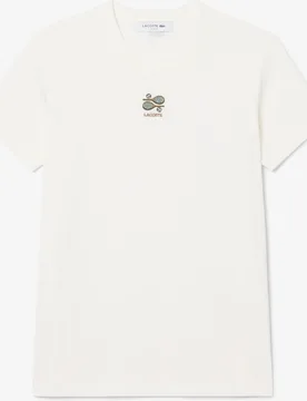 Lacoste - En blanco de manga corta - Lacoste - FashionsVida