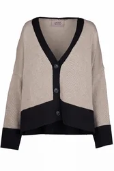 Cardigan - 470280 - Beige/Nero