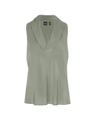 Seidenbluse BOLARU dunkelgrün 40 damen
