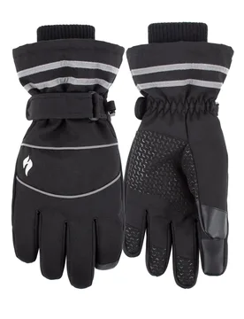 Mens 1 Pair SOCKSHOP Workforce Gloves Black L/XL - Black - Size: Large - Heat Holders - FashionsVida