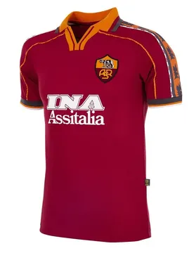Trikot AS Rom 1998/99 Retro - Rouge - unisex - Size: L