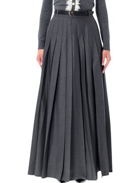 Elegant Removable Belted Mini Skirt with Split Design Size UK 6