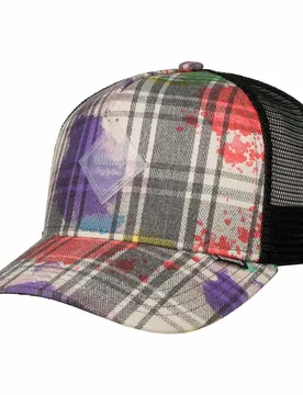 P Dirty Check Cap by - mixed colours - Herren - Size: One Size - Djinns - FashionsVida