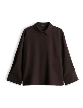 Hemdbluse FRENASA braun S damen - Opus - FashionsVida