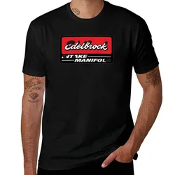 Edelbrock Classic T-Shirt Casual All Match Short Sleeve T-Shirt