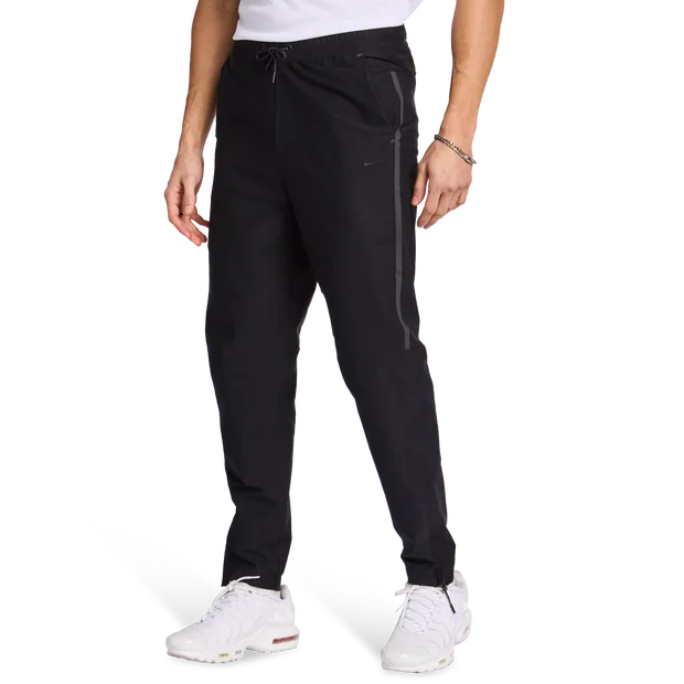 Tech Men Pants - Black - Size L - Poly Woven - Black - Size: Large - Nike - FashionsVida