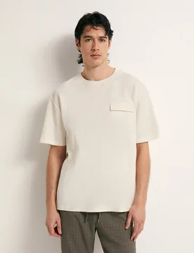 Camiseta estructura bolsillo - Sfera - FashionsVida