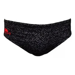 Plain Swimming Brief Black L Men