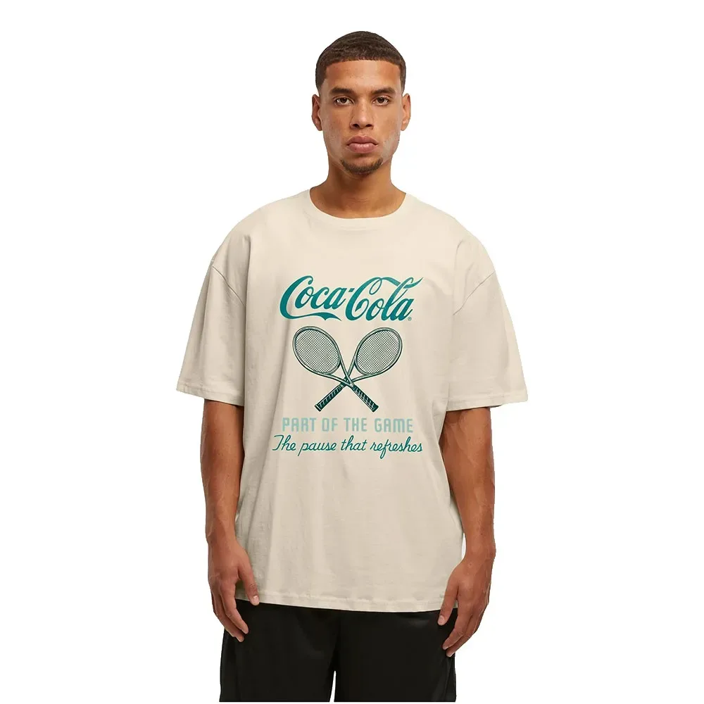 Maglietta A Maniche Corte Coca Cola Tennis Club Sand M - Merchcode - FashionsVida