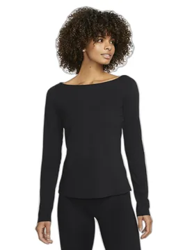 Langarmtrikot Frau Dri-Fit Luxe - Noir - female - Size: XS - Nike - FashionsVida