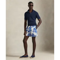 Bañador bermuda de hombre con estampado Traveler de 14,5 cm