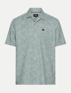 Camel active Kurzarm Hemd Grün L