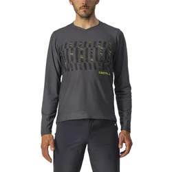 Maglia Da Enduro A Maniche Lunghe Trail Tech Dark Grey / Black / Electric Lime