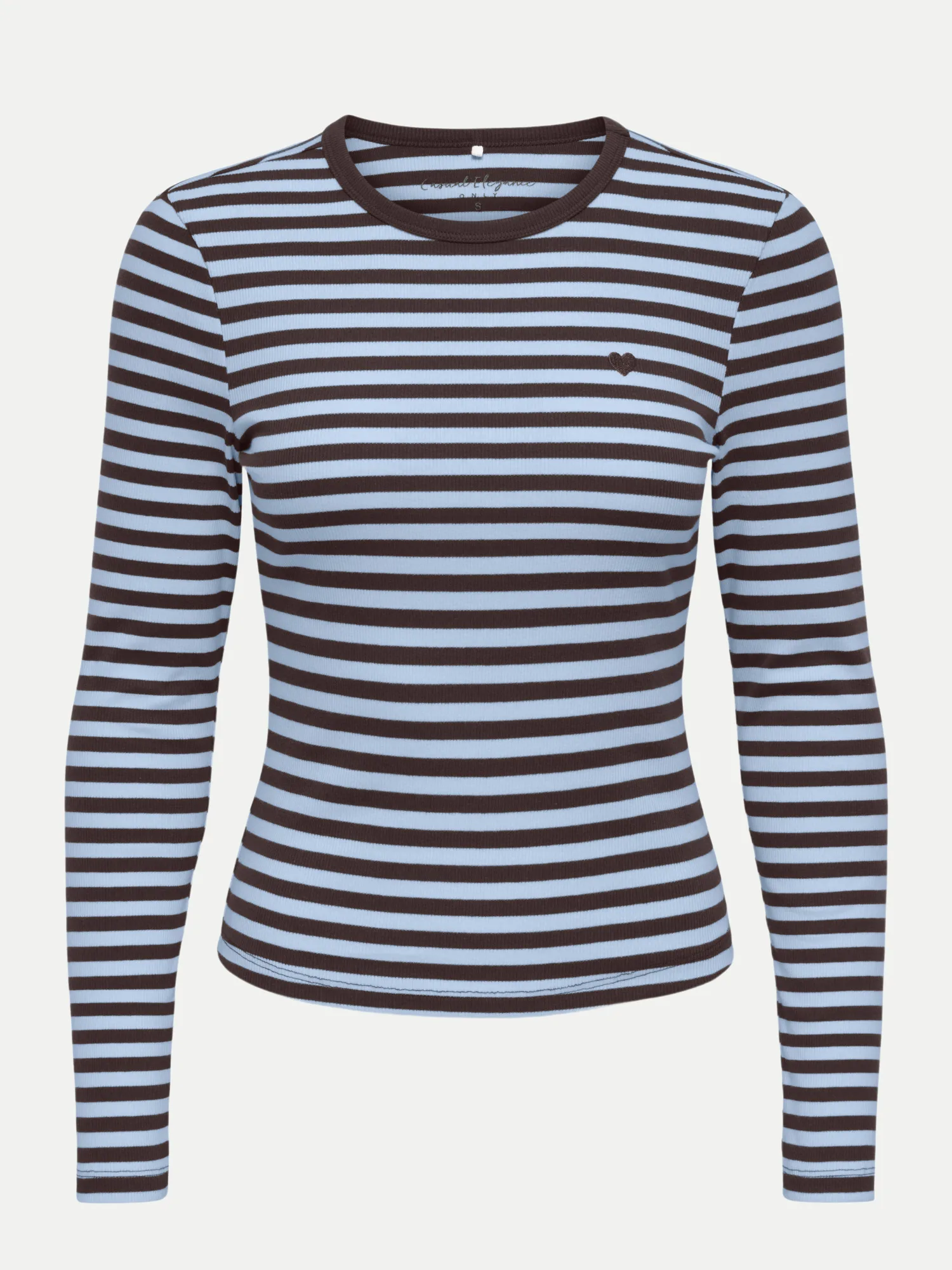 Langarmshirt mit Streifenmuster Mehrfarbig M - Only - FashionsVida