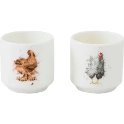 Set de 2 hueveras Wrendale Designs