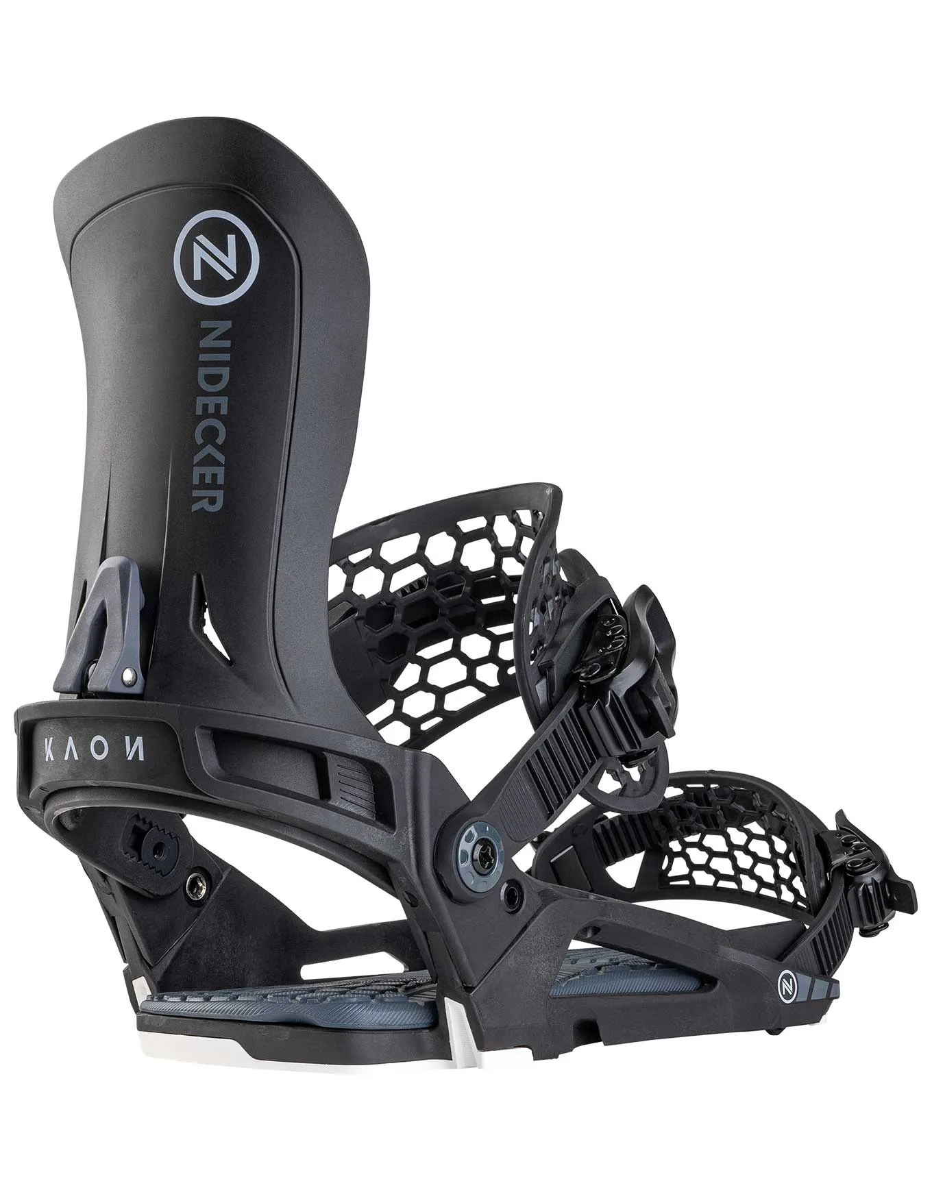 Fixations de Snowboard - Kaon Black - Taille S - Noir - Nidecker - FashionsVida