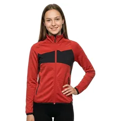 Sweat-shirt à Zip Accelerate 18153 Traffic Red / Black M