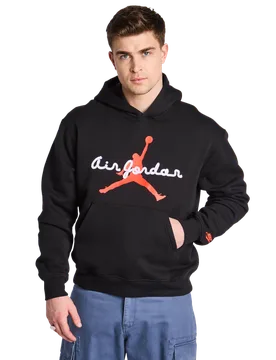 Brooklyn Herren Kapuzenpullover - Schwarz - Größe L - Poly Fleece Black L - Jordan - FashionsVida