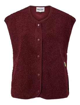 PCKATTY TEDDY VEST NOOS BC female - XL - FashionsVida