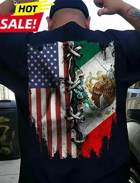 American Mexican Flag Mexico Patriotic T Shirt. Short Sleeve 100% Cotton Casual T-shirts Loose Top Size S-3XL - Aliexpress - FashionsVida