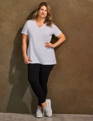 Cotton Rich Jersey Leggings Black female