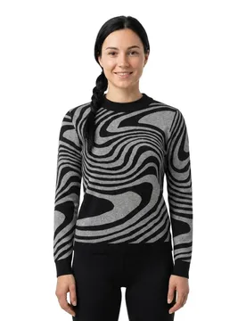 Pull Ray Black / Pattern Medium Grey Melange Zebra XS