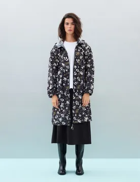 Jo & Mr. Joe - Chubasquero estampado con cierre de cremallera - Jo & Mr. Joe - FashionsVida